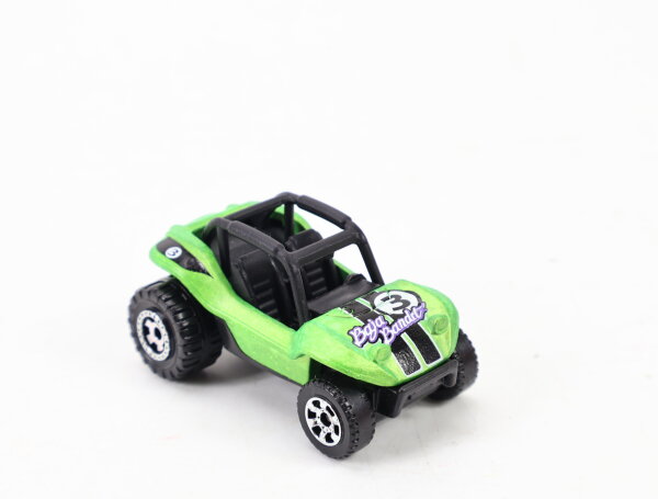 Matchbox Modellauto PKW Beach Buggy MB731 2007 Thailand Baja Bandit Grün