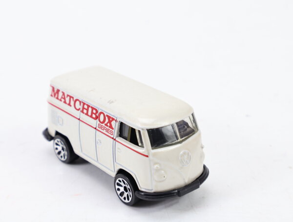 Matchbox 14323 Modellauto PKW VW Delivery Van Transporter 1772 EA Weiß/Rot 1:58
