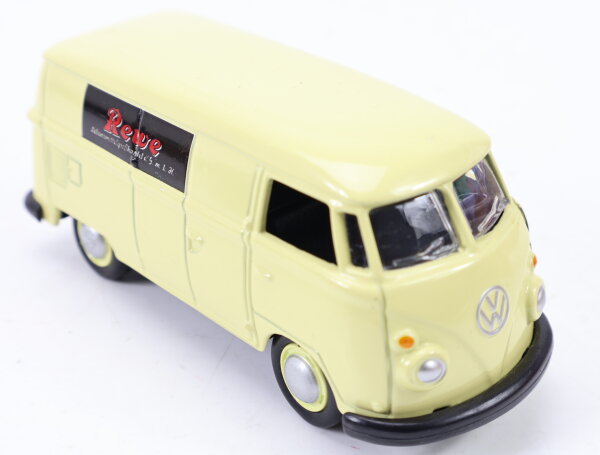 0 Modellauto VW T1 "Rewe Lebensmittelgroßhandel"Gelb 1:43