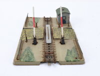 Märklin H0 7054 M-Gleis Bahnübergang mechanisch / Blech