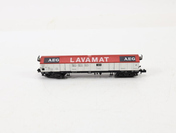 Minitrix N 13567 Güterwagen Hubschiebedachwagen "Lavamat" AEG 050 0 003-s DB