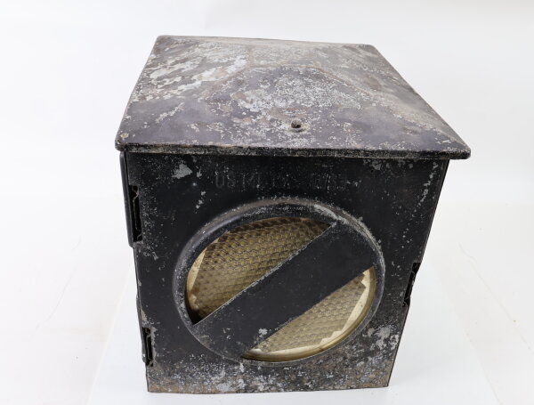 Original Deutsche Bahn Signal Gleissperrsignal OS ME KA 1963-1