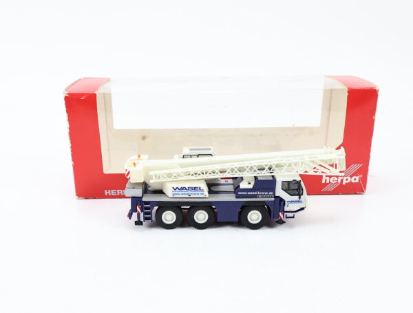 Herpa H0 303903 Modellauto Mobilkran Liebherr LTM 1045/1 "Wasel" 1:87