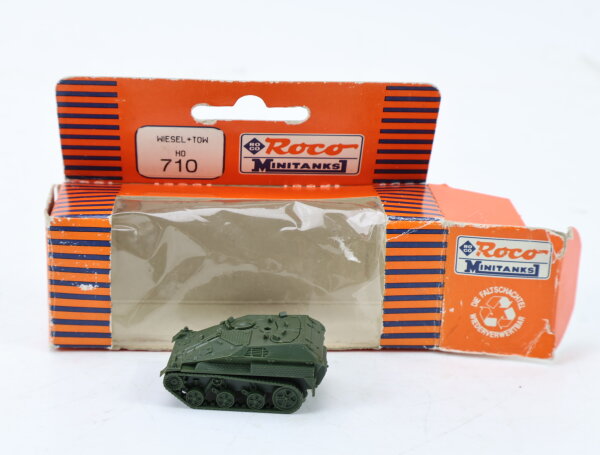 Roco Minitanks H0 710 Militärfahrzeug Leichtpanzer Wiesel + TOW 1:87