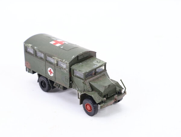 Spur H0 Militärfahrzeug Bundeswehr BW LKW Ford mit SAN Koffer 1:87