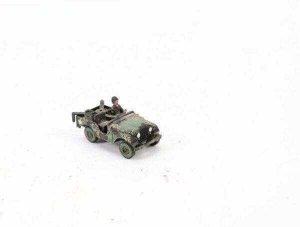 Roco Minitanks H0 393 Militärfahrzeug PKW Willys Jeep 1:87