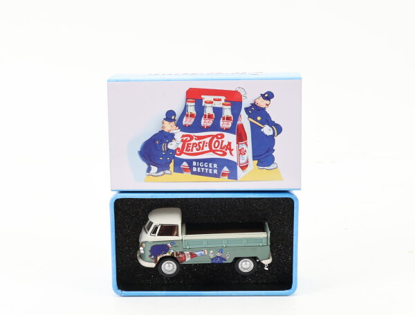 Hongwell Cararama Modellauto Transporter VW T1 Pick Up Pepsi-Cola