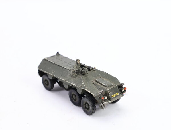Spur H0 Militärfahrzeug LKW Borgward mit Kanone 1:87