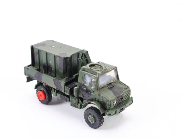 Spur H0 Militärfahrzeug BW Bundeswehr LKW Mercedes Unimog 2to 1:87