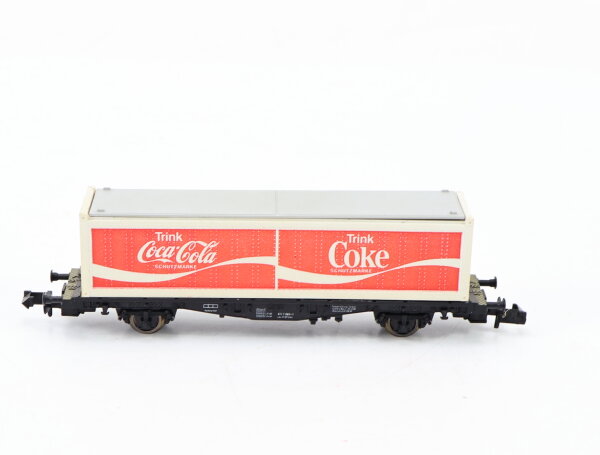 Fleischmann H0 5233 Güterwagen Containertragwagen "CocaCola" 411 7 882-1 DB