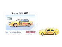 Herpa H0 3530 Modellauto PKW BMW M3 Start-Nr. 30 Gelb mit...