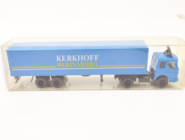 Wiking H0 539/2 Modellauto LKW Koffersattelzug MAN Büssing "Kerkhoff" 1:87