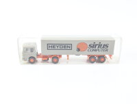 Wiking H0 Modellauto LKW Koffersattelzug MAN Heyden...