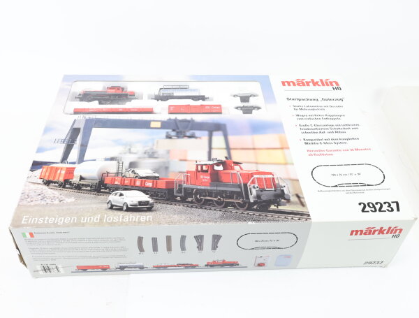 Märklin H0 29237 Startset Güterzug Diesellok DB + 3 Güterwagen + Gleise + Trafo