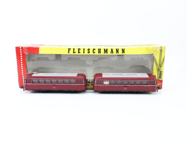 Fleischmann H0 1370/2 Schienenbus Anhänger Set 2-tg. VS98/VB98 DB / ohne Motor