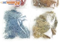 E437 Landschaftsbau 4-tlg. Moos Dekomoos Islandmoos rotbraun grünbraun rot blau