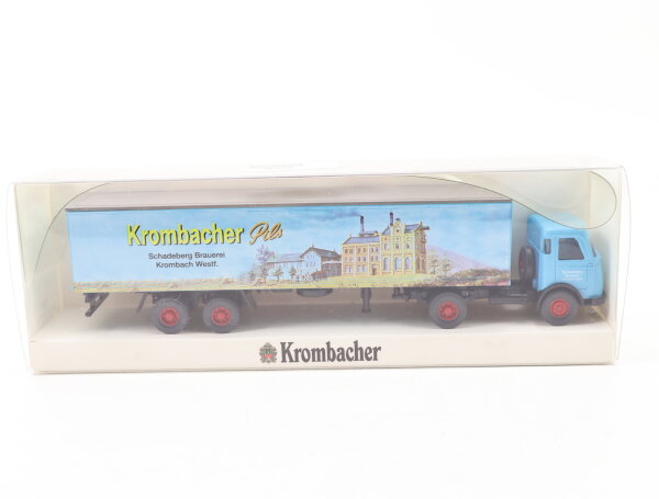 Wiking H0 2947 Modellauto LKW Koffer-Sattelzug MB LPS 332 Pullmann 1:87