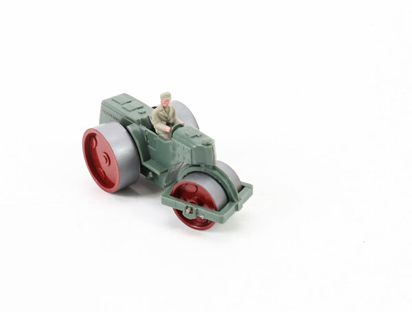 Wiking H0 1105/2C Modellauto Straßenwalze ohne Dach dunkelresedagrün 1:87