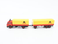 Wiking H0 455/1 Modellauto LKW MB 1632 Fernlastzug Holert...
