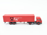 Wiking H0 Modellauto LKW MB Container-Sattelzug...
