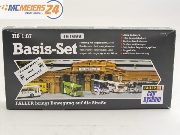 E403 Faller Car System H0 161699 Leerverpackung Leerkarton OVP für Basis-Set
