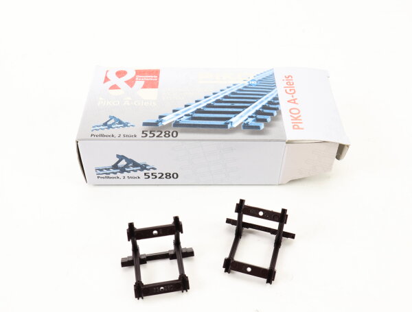 Piko H0 55280 Gleiszubehör A-Gleis Prellbock zum Aufstecken 2 Stk.
