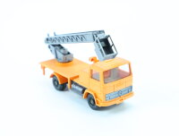 Wiking H0 1149/2C Modellauto LKW Hebebühnenwagen MB 1317 hellorangegelb 1:87