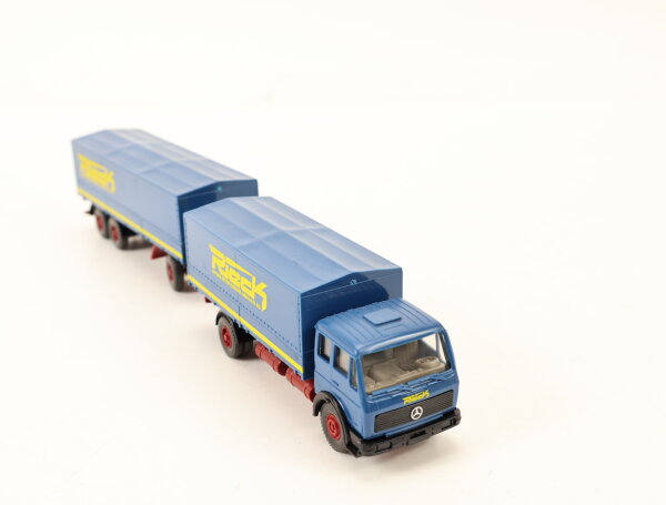 Wiking H0 455/8b Modellauto LKW Fernlastzug MB 1632 Rieck 1:87