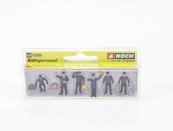 Noch H0 15285 Figuren-Set 6-tlg. Bahnpersonal 1:87