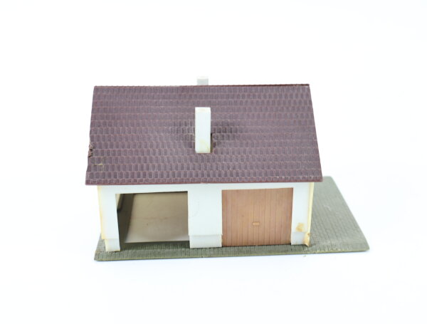 Spur H0 Gebäude Schuppen Garage Doppelgarage 1:87