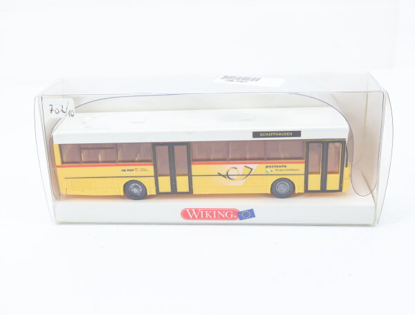 Wiking H0 702 05 Modellauto LKW Stadtbus MB O 405 "Schaffhausen Postauto" 1:87