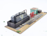 Eigenbau Spur H0 Diorama Tanklager Tankstation Industrie