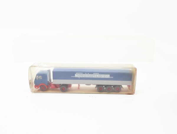 Wiking H0 24 515 Modellauto LKW MB Großraum Sattelzug "Spedition Dören" 1:87