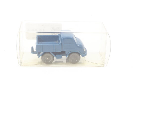 Wiking H0 480/1A Modellauto PKW Unimog 401 azurblau 1:87