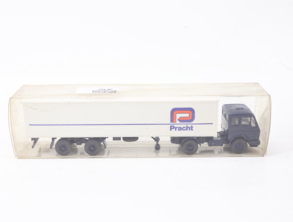 Wiking H0 Modellauto LKW Container Sattelzug MB "Pracht" 1:87