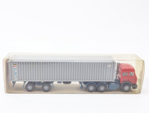 Wiking H0 24523 Modellauto LKW Iveco "Alianca" Sattelzug Rot/Grau 1:87
