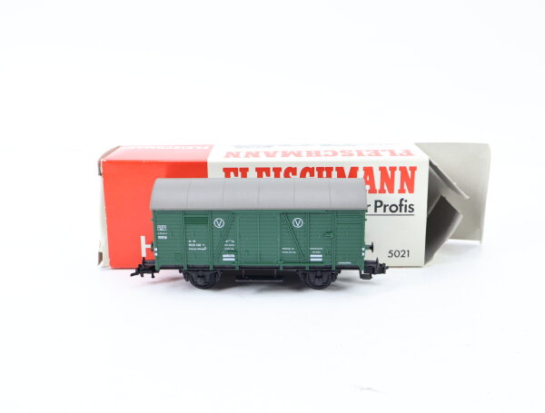 Fleischmann H0 5021 ged. Güterwagen Kranzug-Beiwagen 9413 148-2 DB