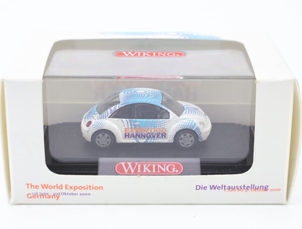 Wiking H0 035 04 35 Modellauto PKW VW New Beetle "Expo2000 Hannover" 1:87