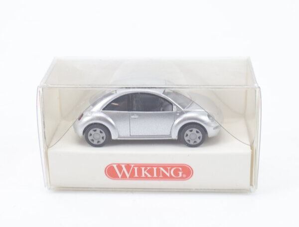 Wiking H0 035 08 24 Modellauto PKW VW New Beetle Silber 1:87