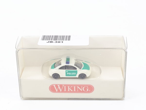 Wiking 0 935 01 25 Modellauto PKW Polizei New Beetle Grün/Weiß 1:160
