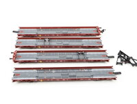 Fleischmann H0 5270 5271 4x Güterwagen Autotransportwagen Saadkms DB / NEM