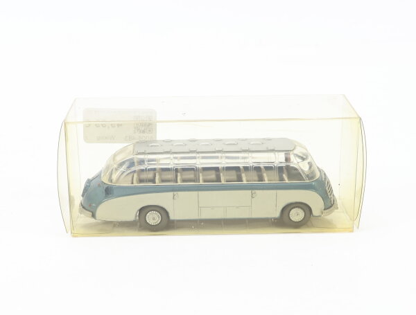 Wiking H0 1166/3B Modellauto Bus Omnibus Setra-Bus blaumetallic 1:87