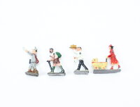 Märklin H0 4x Figuren verschiedene Eisenbahnfiguren...