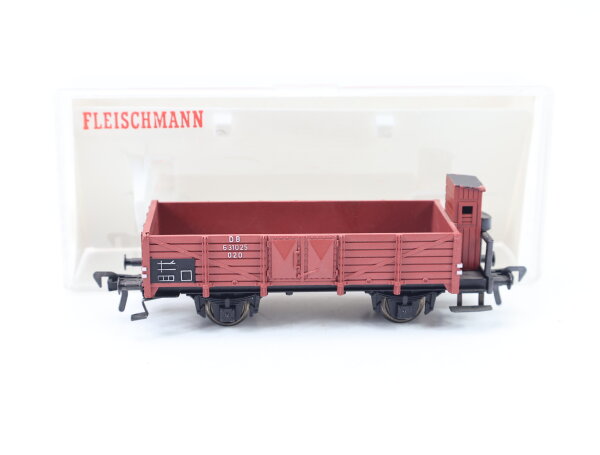 Fleischmann H0 5204 Güterwagen Mittelbordwagen mit Bremserhaus 631 025 DB