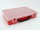 Kleinteilemagazin Sortierkasten Kleinteilebox Kunststoff rot mit Griff