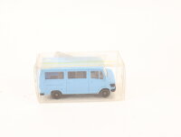 Wiking H0 Modellauto PKW MB 207D TN-Range Van Blau 1:87