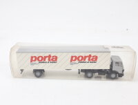 Wiking H0 Modellauto LKW MB 1744 LS Koffer-Sattelzug...
