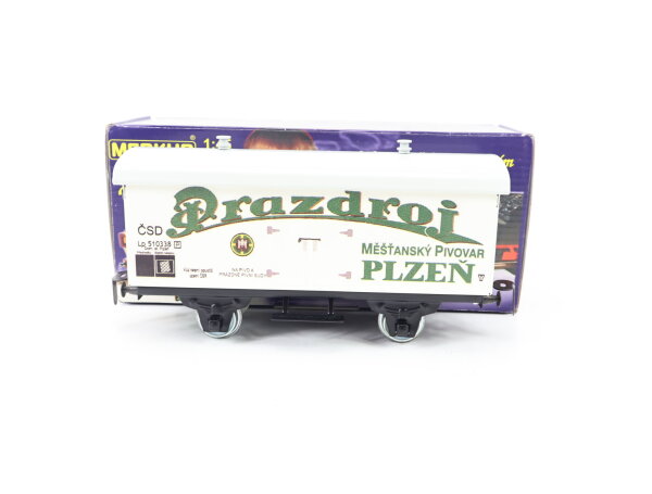 E1561 Merkur Spur 0 9524 Güterwagen Bierwagen "Prazdroj Plzen" 510338 CSD