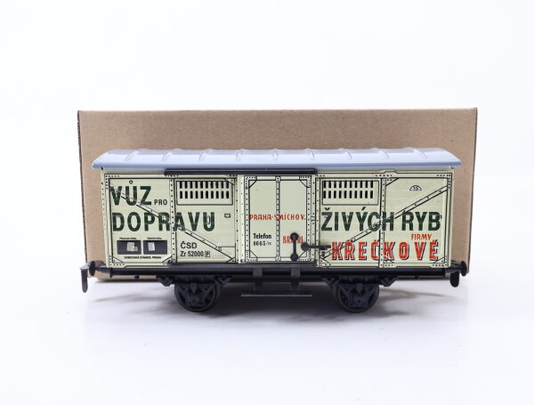 E1561 ETS Spur 0 487 Güterwagen Kühlwagen für Lebendfischtransport 52000 CSD