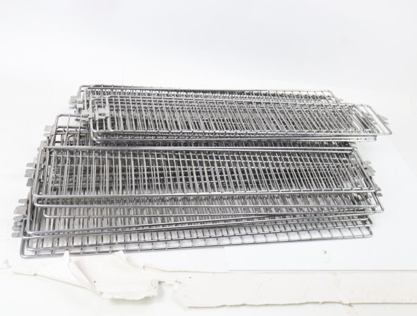 KIND Regalsystem 36x Metallgitter mit Klemmhalterung 62x11cm / verchromt